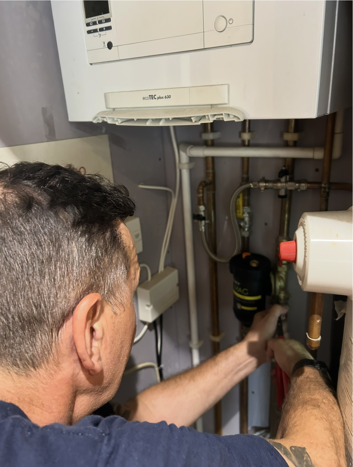 Mag Filter Installation